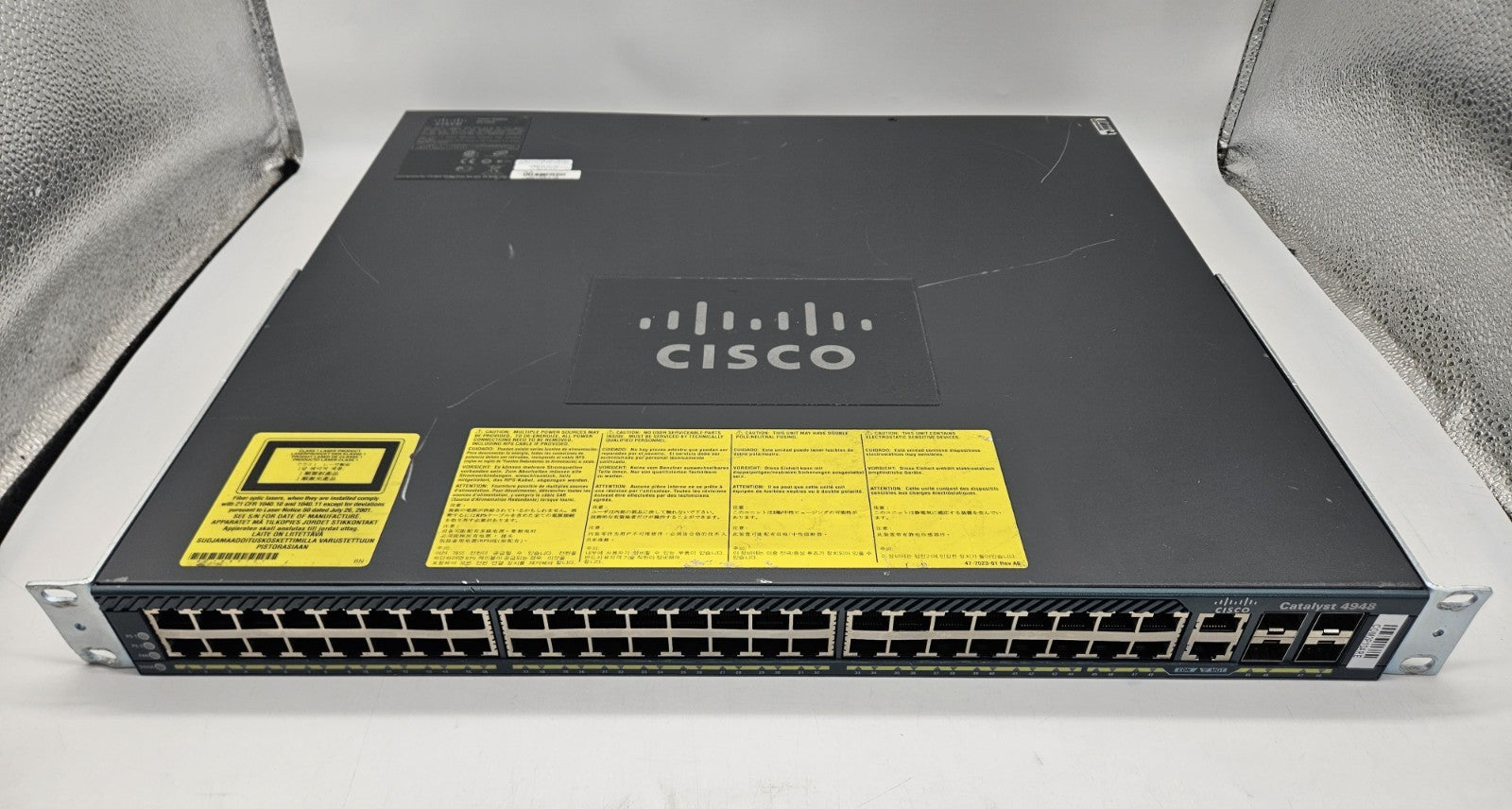 Cisco Catalyst 4900 48-Port GbE & 4-Port SFP Network Switch WS-C4948-E **0