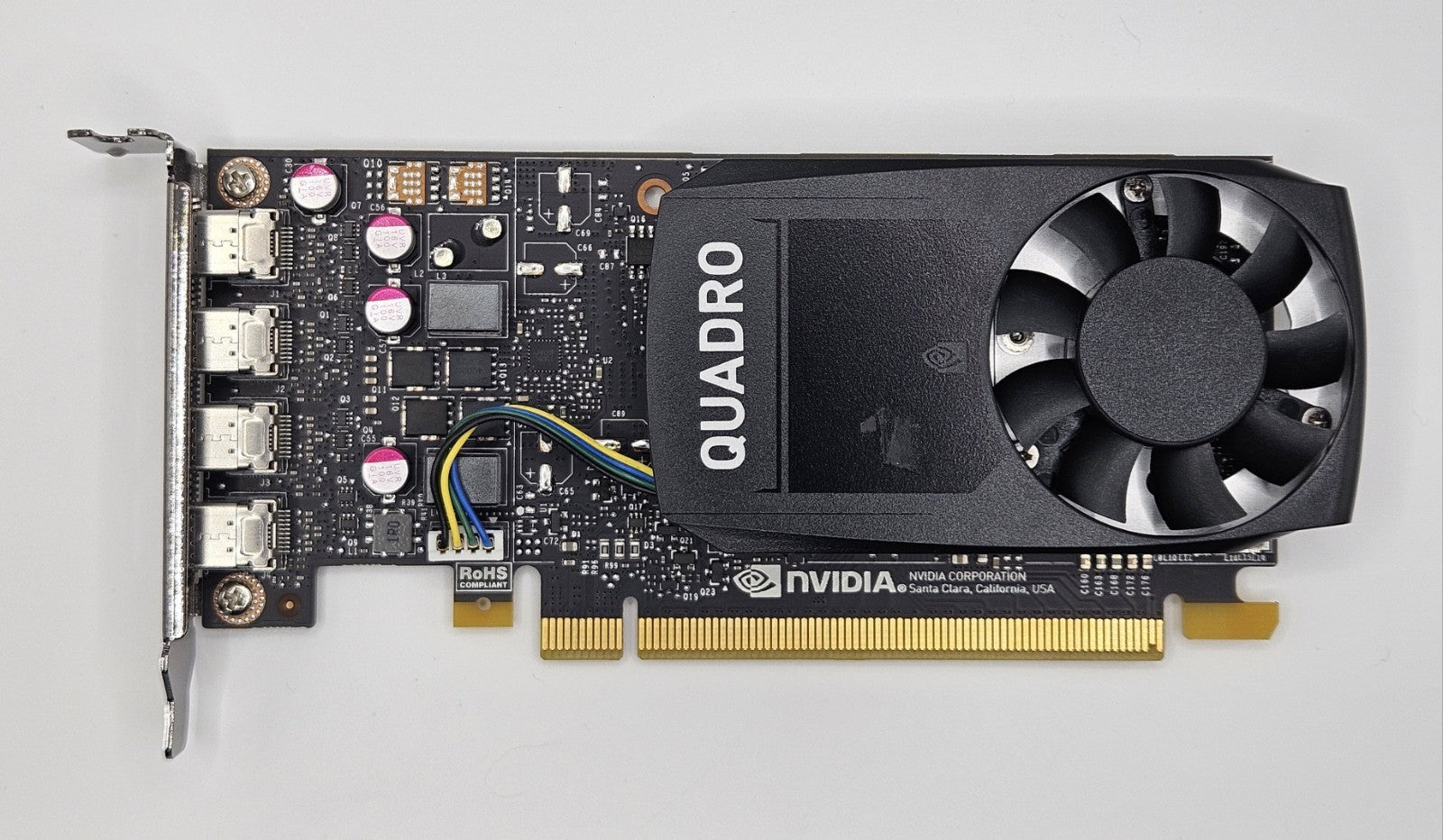 Nvidia Quadro P1000 4GB GDDR5 PCI-e 3.0 x16 (Low Profile) Video Graphics Card1