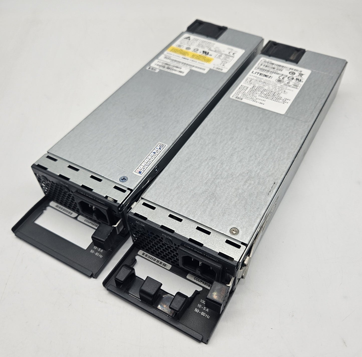 LOT OF 2 Cisco 715W Power Supplies C3KX-PWR-715WAC0