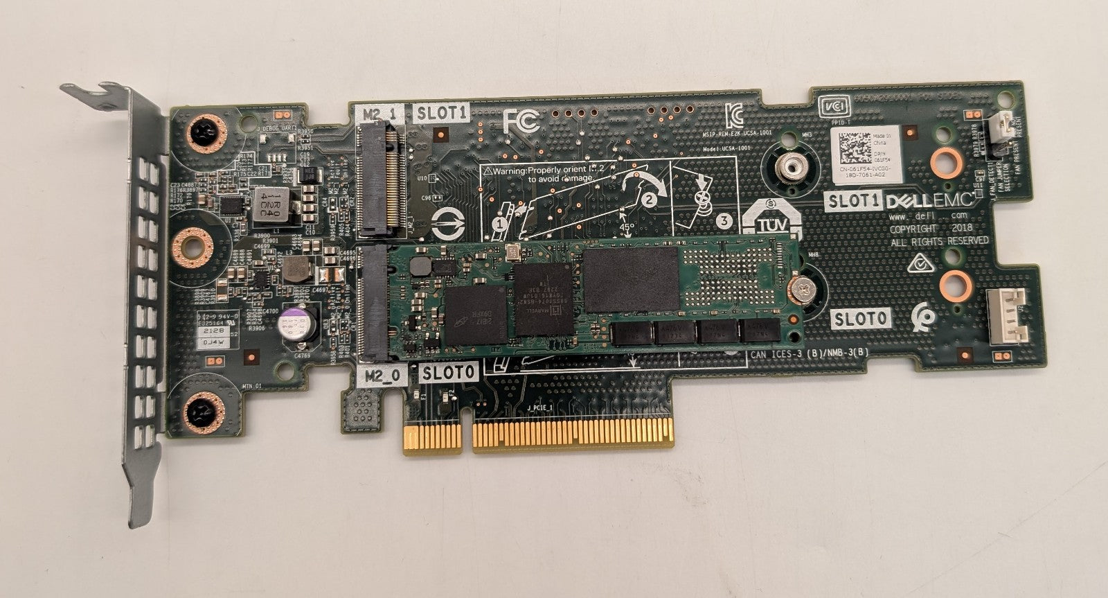 Dell 61F54 RAID-1 Controller + 1x 240GB M.2 SATA SSD0