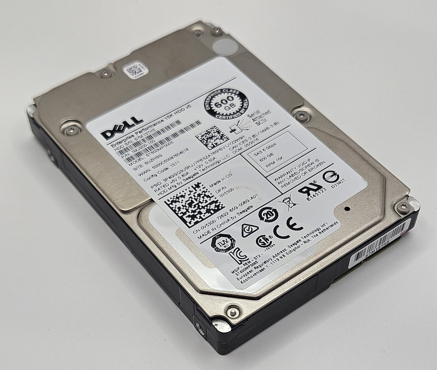 Seagate 600GB 15000RPM SAS 12Gbps 128MB Cache (512n) 2.5" Hard Drive ST600MP00050