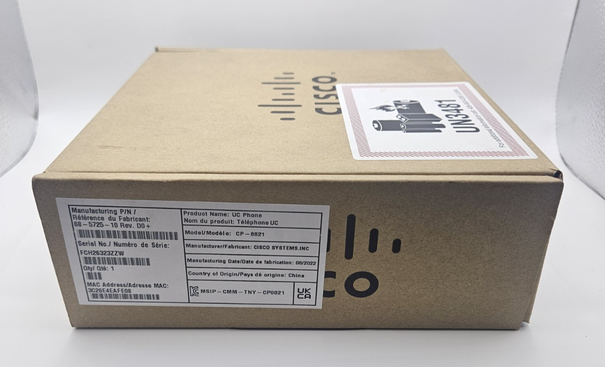 NEW Cisco Cisco Wireless IP Phone 8821 World mode CP-88210