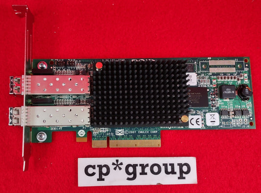 HP Emulex LPE12002 82E 2-Port SFP PCI-Ex8 HBA 489193-001 (High Profile)0
