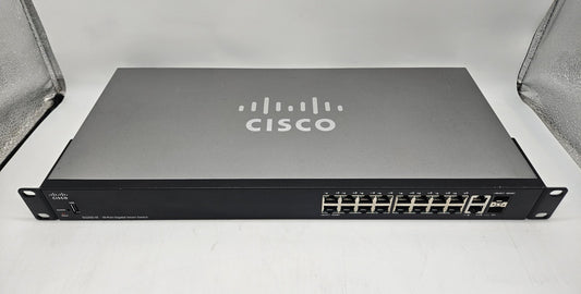Cisco 16-Port Gigabit Ethernet & 2-Port DP (RJ45/SFP) Smart Switch SG250-180