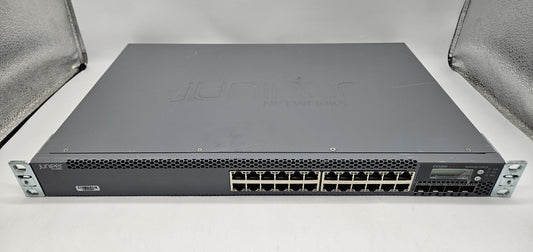Juniper 24-Port GbE PoE+ & 4-Port 10GB SFP+ Network Switch EX3300-24P0