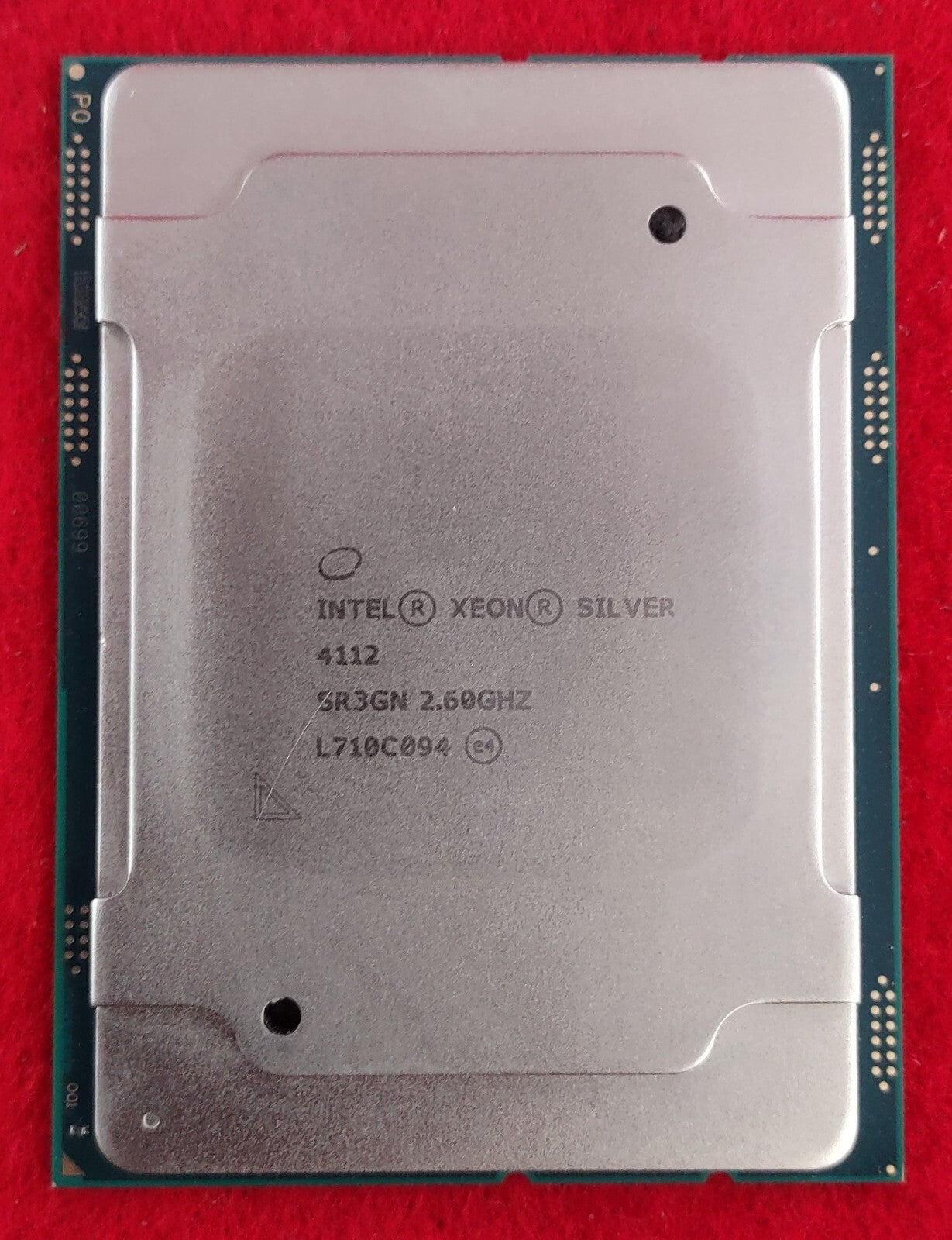 LOT OF 2 intel Xeon Silver 4112 2.6GHz 8.25MB LGA3647 4-Core CPU Processor SR3GN1