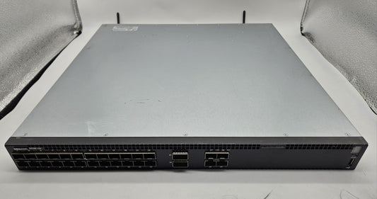 Dell 28-Port 10Gb SFP+ 2-Port 100Gb QSFP28 Network Switch OS10 w/2x PS S4128F-ON0