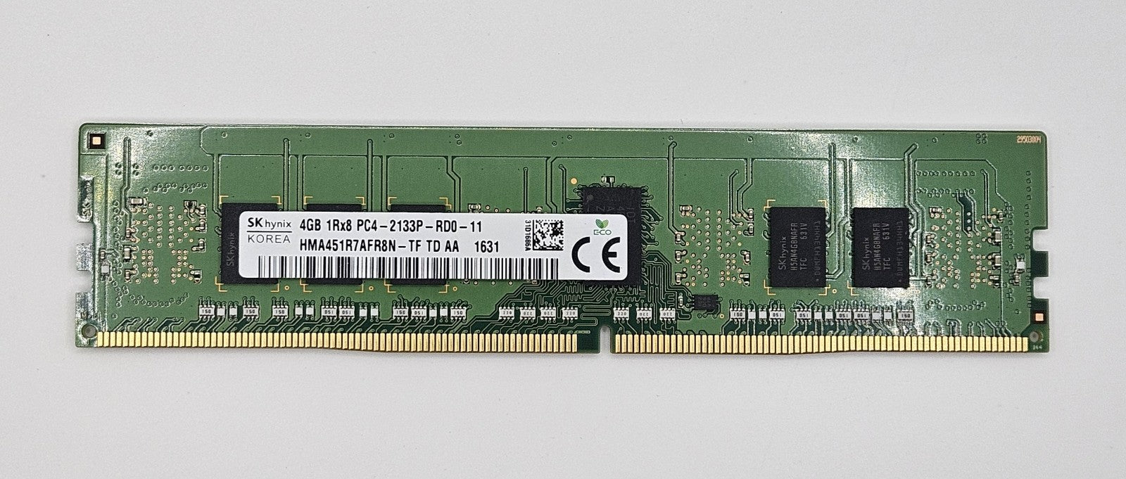 LOT OF 2 Hynix 4GB PC4-17000 DDR4-2133MHz REG ECC Server RAM HMA451R7AFR8N-TF1