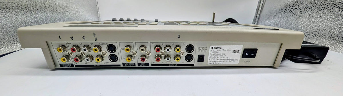 Vintage Sima SFX-11 Video Effect Mixer and Switcher NTSC/PAL1