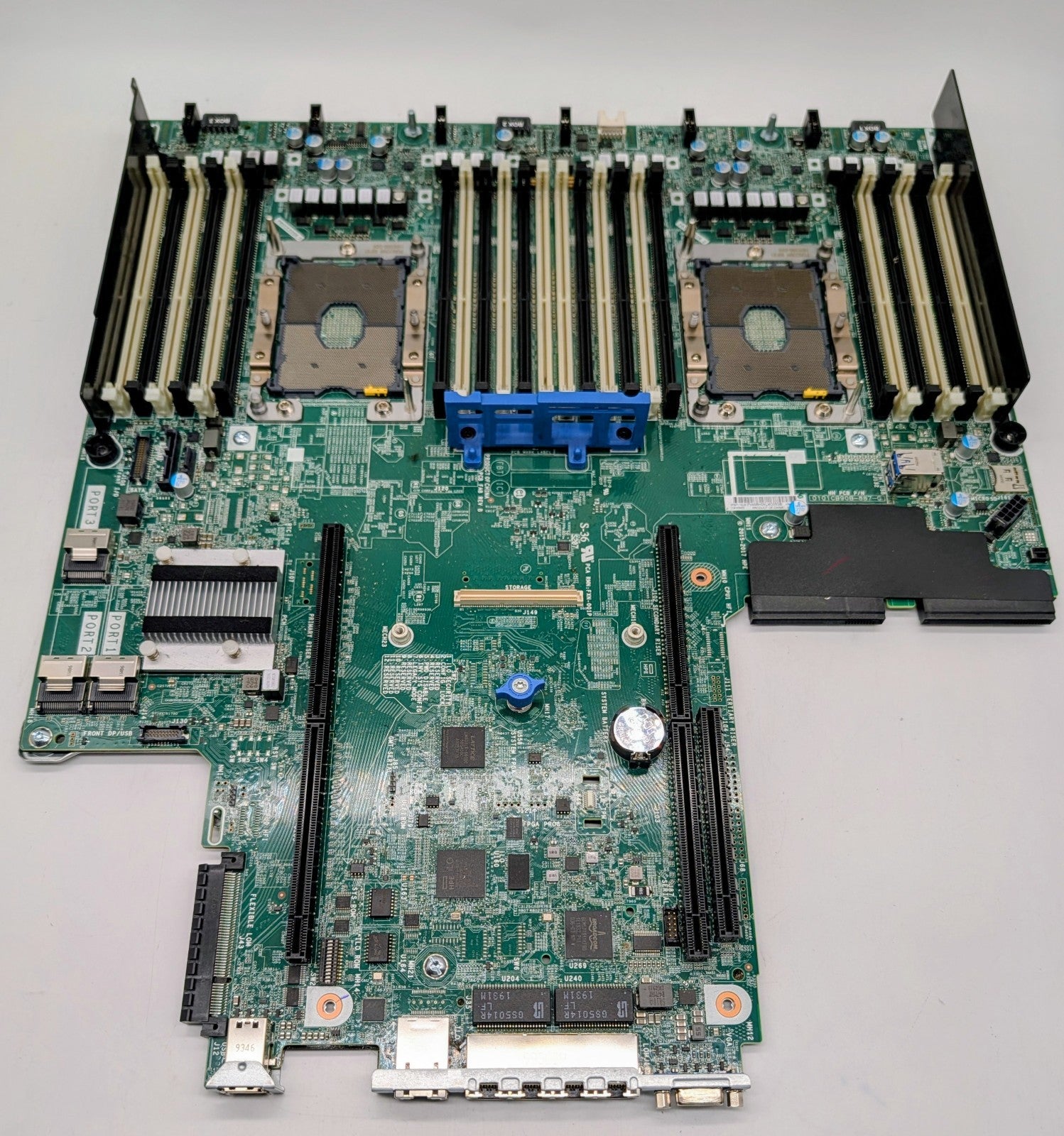 HPE P11782-001 Proliant DL380 GEN10 5218 1P System Board W/ Heatsinks **NO CPU's1