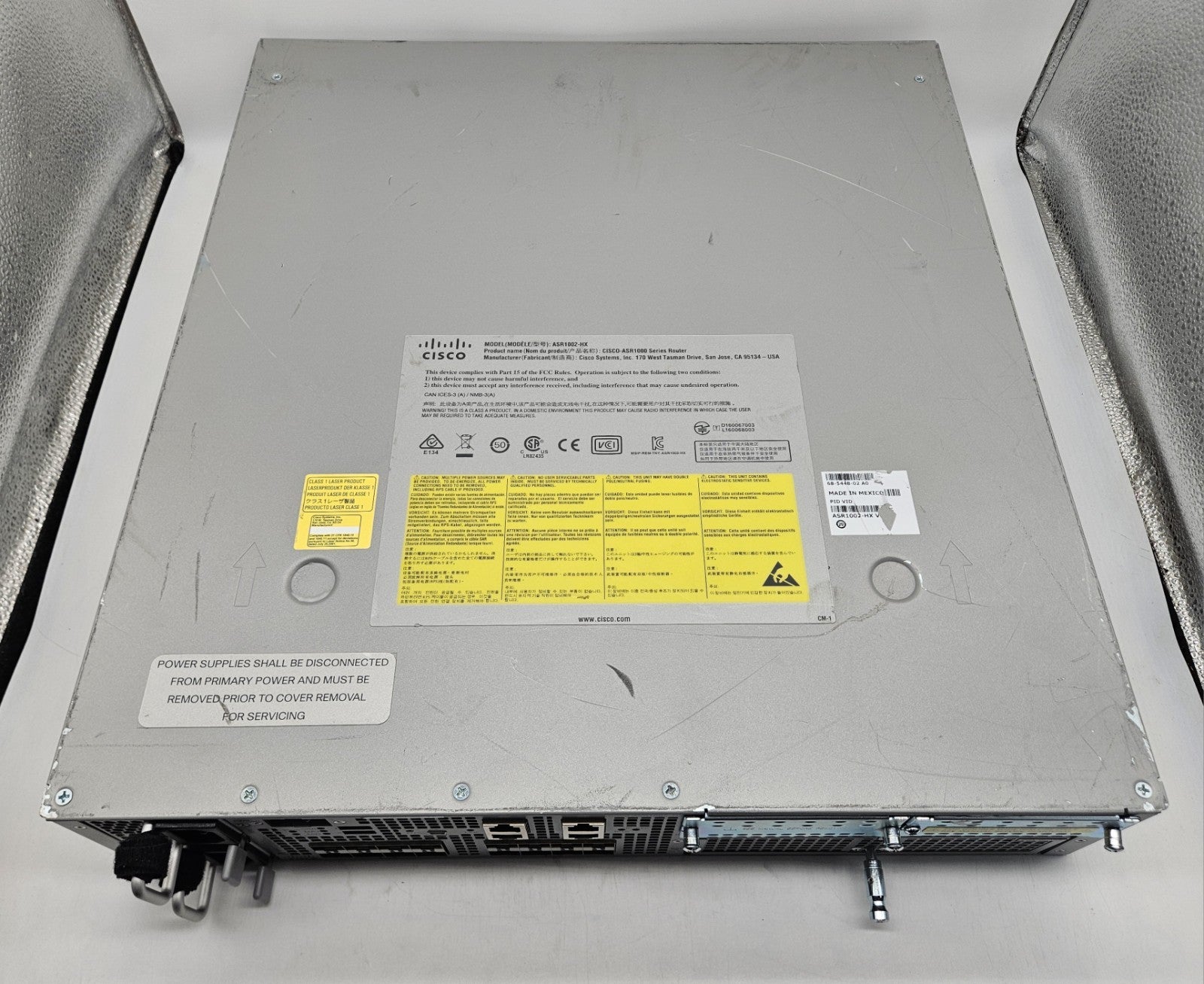 Cisco 8-SFP & 8-SFP+ Aggregation Router IPBase 2x PSU ASR1002-HX2