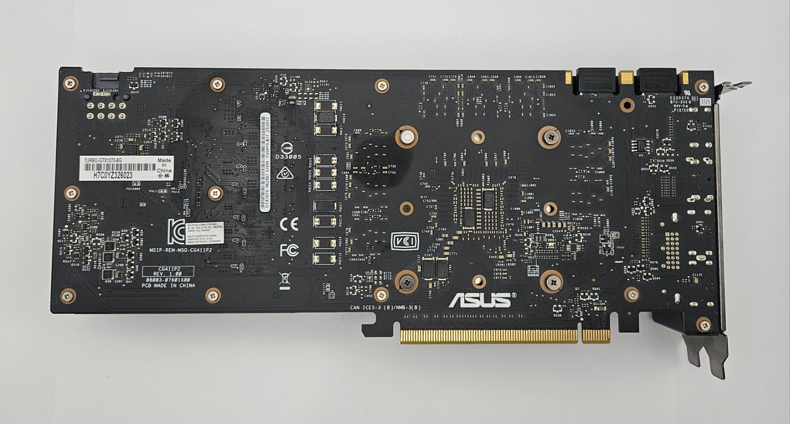 Asus GeForce GTX 1070 8GB GDDR5 PCI-E 3.0 x16 Graphics Card TURBO-GTX1070-8G3
