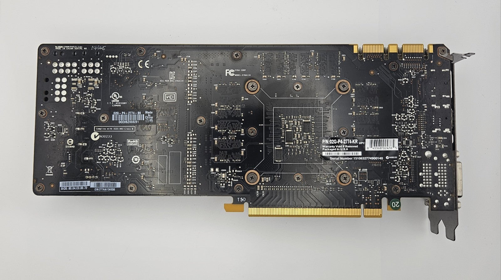 EVGA Geforce GTX 770 SC 2GB GDDR5 Video Graphics Card 02G-P4-2774-KR3