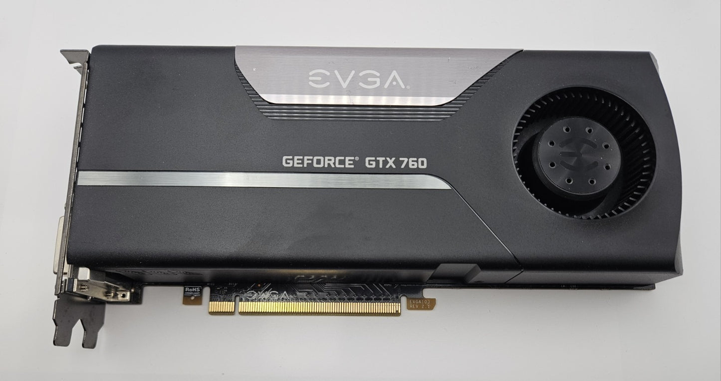 EVGA Geforce GTX 760 2GB GDDR5 PCI-E 3.0 x16 Video Graphics Card 02G-P4-2761-BR2