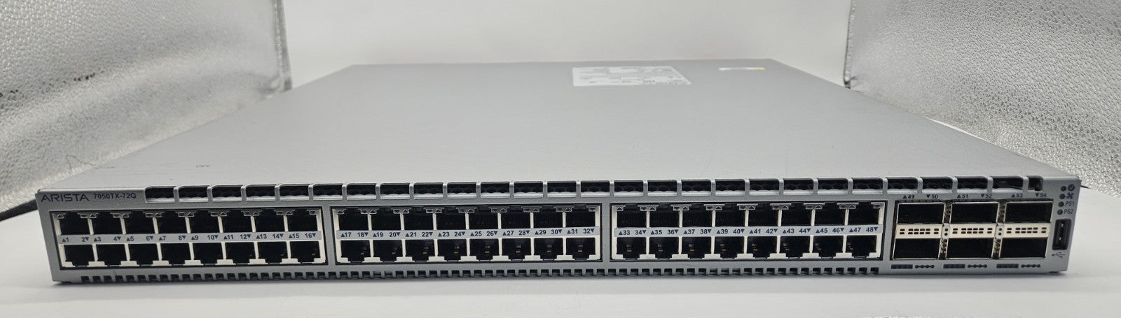 Arista 7050TX 48-Port 10GbE 6-QSFP+ Network Switch w/2x PSU(RED) DCS-7050TX-72Q1