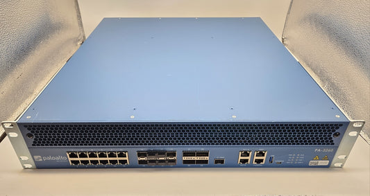 Palo Alto 12-Port GbE & 8-Port SFP+ & 4-Port QSFP+ Firewall w/240GB SSD PA-32600
