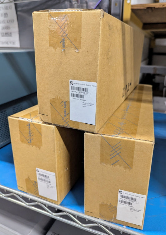 Lot of 3 HP UltraSlim 2013 Docking Station D9Y32AA#ABA HSTNN-IX10 65W AC  Sealed0