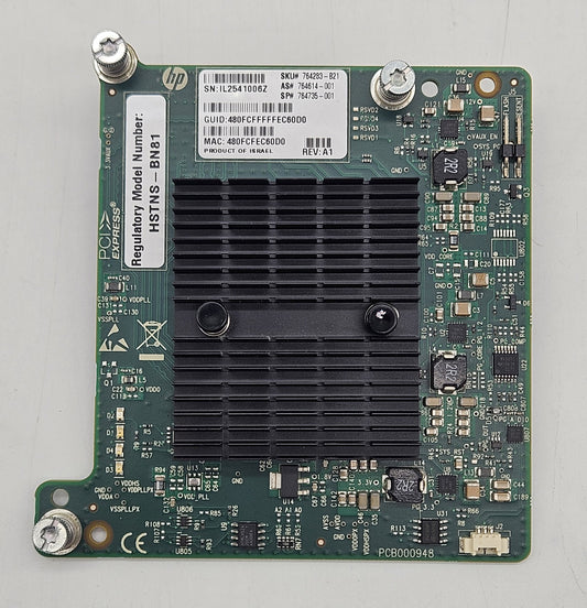 HP Infiniband 544+M 2-Port 10/40GB FDR/EN Mezzanine Adapter 764735-0010
