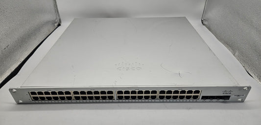 Cisco Meraki 48-Port GbE PoE+ & 4-Port SFP+ Switch w/2x PS UNCLAIMED MS250-48LP0